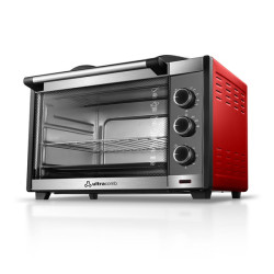 Horno eléctrico ULTRACOMB UC-45ACN doble anafe 45 litros 1600w rojo reacondicionado