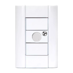 Conjunto armado JELUZ VERONA variador ventilador 150w blanco
