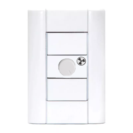 Conjunto armado JELUZ VERONA variador ventilador 150w blanco