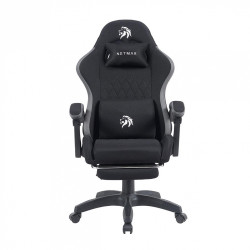 Silla gamer NETMAK NM-SG904 Negro con apoya pies