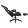 Silla gamer NETMAK NM-SG904 Negro con apoya pies