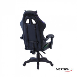 Silla gamer NETMAK NM-BEAST-RGB Iluminación RGB
