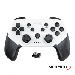 Joystick inalámbrico NETMAK NM-MAGNUM Blanco