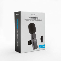 Micrófono corbatero NETMAK NM-MC10 USB-C