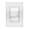 Tapa JELUZ PLATINUM 3 módulos blanco