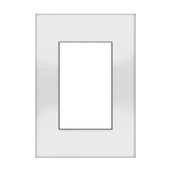 Tapa JELUZ PLATINUM 3 módulos blanco