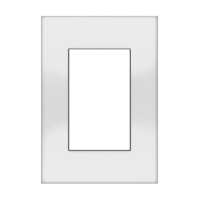 Tapa JELUZ PLATINUM 3 módulos blanco Tapa JELUZ PLATINUM 3 módulos blanco