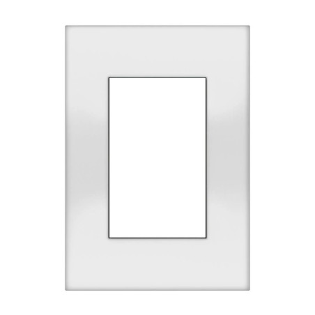 Tapa JELUZ PLATINUM 3 módulos blanco