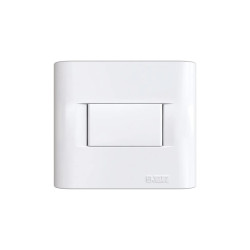 Tapa JELUZ B.O. 1 módulo blanco