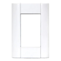 Tapa bastidor JELUZ VERONA 3 módulos blanco