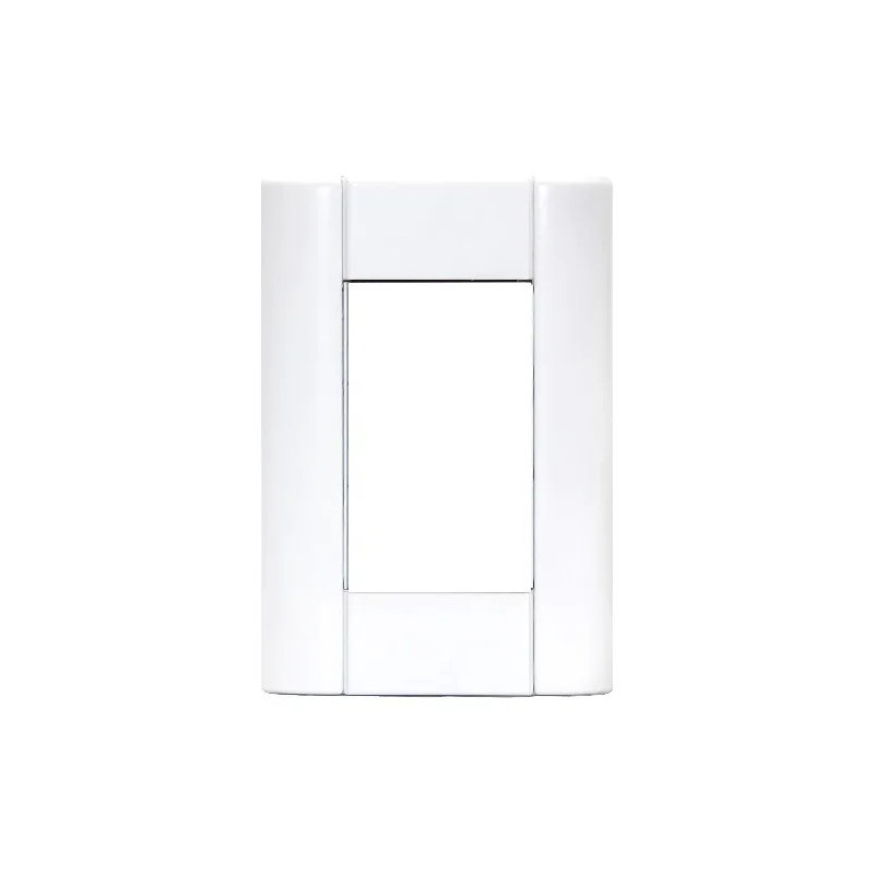 Tapa bastidor JELUZ VERONA 3 módulos blanco Tapa bastidor JELUZ VERONA 3 módulos blanco