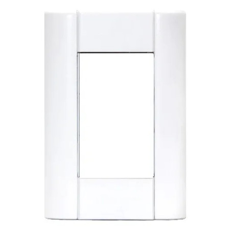 Tapa bastidor JELUZ VERONA 3 módulos blanco