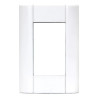 Tapa bastidor JELUZ VERONA 3 módulos blanco