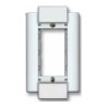Tapa bastidor JELUZ VERONA 3 módulos blanco