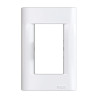 Tapa JELUZ B.O. 3 módulos blanco