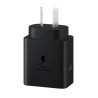 Cargador de pared SAMSUNG 45W carga rápida original sin cable negro