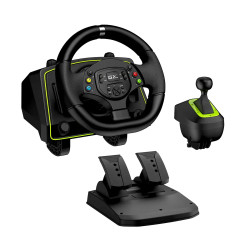 Volante GENIUS SPEEDMASTER X2 USB Rotación 1080° + palanca de cambios