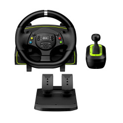 Volante GENIUS SPEEDMASTER X2 USB Rotación 1080° + palanca de cambios