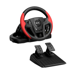 Volante GENIUS SPEEDMASTER 270° con Vibración Dual + Shifter y Pedales