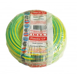 Cable unipolar IMSA 2,5mm2 rollo verde/amarillo CLASE 5 IRAM 2183
