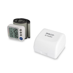 Tensiómetro digital de muñeca PHILCO 240 memorias apagado automático blanco