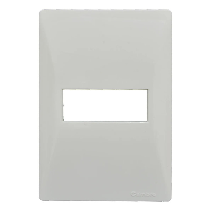 Tapa CAMBRE S.XXII 1 módulo blanco