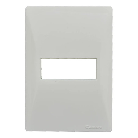 Tapa CAMBRE S.XXII 1 módulo blanco