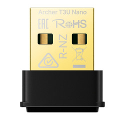 Adaptador USB TP-LINK ARCHER T3U NANO MU-MIMO 1300Mbps