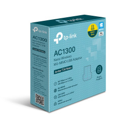 Adaptador USB TP-LINK ARCHER T3U NANO MU-MIMO 1300Mbps