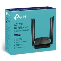 Router Wi-Fi TP-LINK ARCHER C64 AC1200 MU-MIMO 4 Puertos