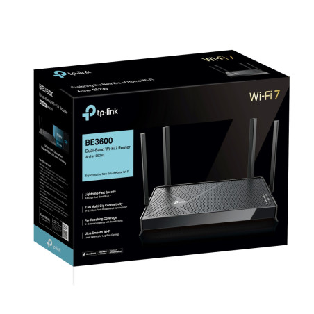Router Wi-Fi 7 TP-LINK ARCHER BE230 BE3000 Alta Velocidad MU-MIMO 4 Puertos