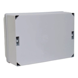 Caja pilar GENROD trifásico pvc 9 módulos IP65 tapa transparente