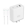 Cargador SOUL CVQ-USBPD65T USB-C 65W carga rápida blanco con cable