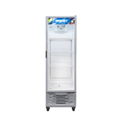 Heladera exhibidora BRIKET M4300 vertical 417 Litros blanca