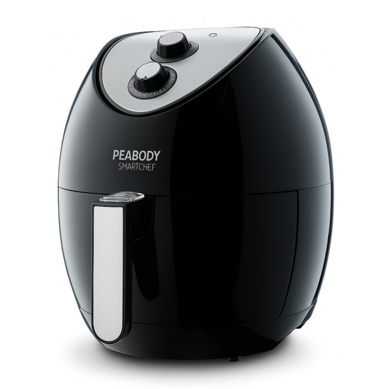 Freidora eléctrica PEABODY PE-AF605 3,2 Litros 1400W negra reacondicionado