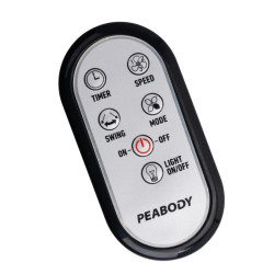 Ventilador de Pie PEABODY PE-VP350 digital 20'' 130W paletas metálicas reacondicionado