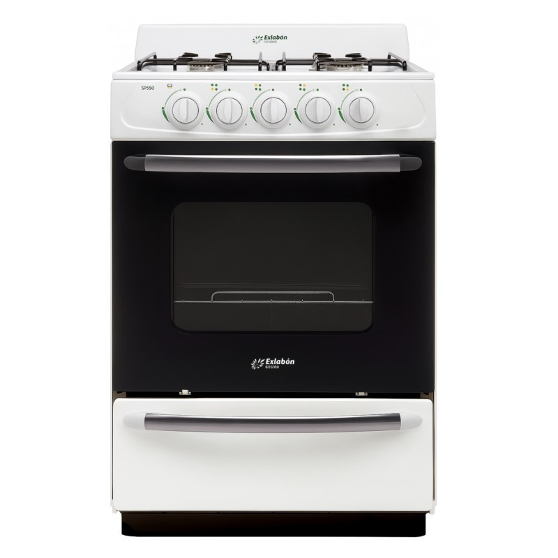 Cocina ESLABON DE LUJO EFM56NB2A Multigas 56cm 4 hornallas blanca