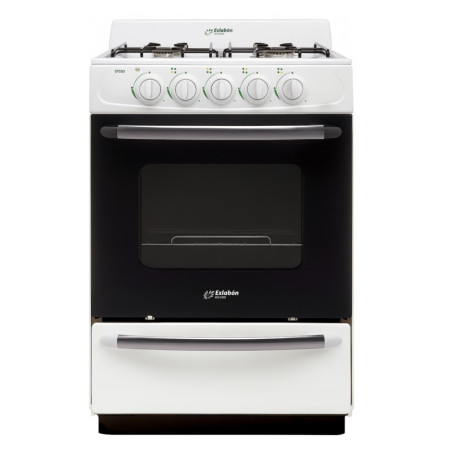 Cocina ESLABON DE LUJO EFM56NB2A Multigas 56cm 4 hornallas blanca
