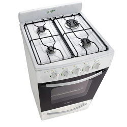 Cocina ESLABON DE LUJO EFM56NB2A Multigas 56cm 4 hornallas blanca