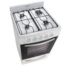Cocina ESLABON DE LUJO EFM56NB2A Multigas 56cm 4 hornallas blanca