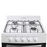 Cocina ESLABON DE LUJO EFM56NB2A Multigas 56cm 4 hornallas blanca