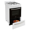 Cocina ESLABON DE LUJO EFM56NB2A Multigas 56cm 4 hornallas blanca