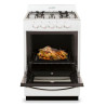Cocina ESLABON DE LUJO EFM56NB2A Multigas 56cm 4 hornallas blanca