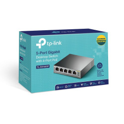 Switch TP-LINK TL-SG1005P 5 Puertos Gigabit 4 Puertos PoE