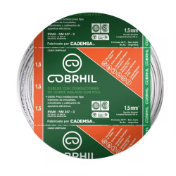 Rollo de cable unipolar COBRHIL 1mm2 100 metros IRAM 2183-NM247-3