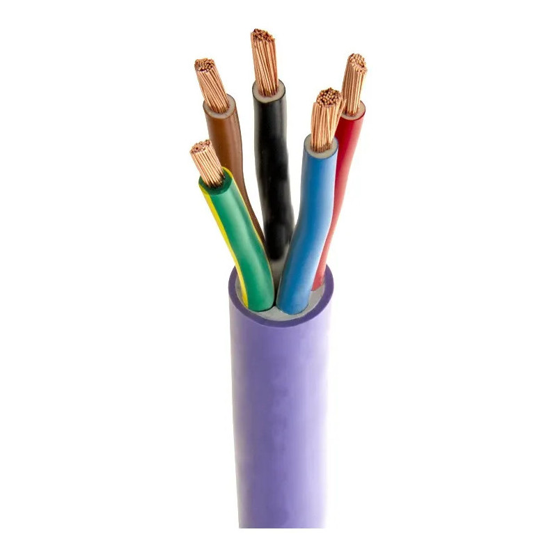 Rollo de cable subterraneo COBRHIL 4x4+4mm2 por metro IRAM 2183-NM247-3