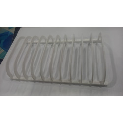 Accesorio repuesto louver INDULAR FIUME plastico blanco