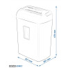 Destructora Trituradora de papel DASA 2208CC 21L