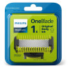 Cuchilla de repuesto PHILIPS QP610 para afeitadora OneBlade con peine protector