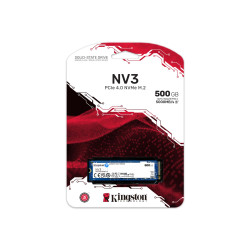 Disco sólido SSD M.2 NVME KINGSTON NV3 500GB PCIe Gen3 x4
